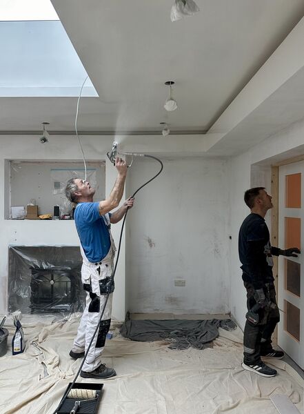 Doherty Build team at work on a property extension in Nottinghamshire